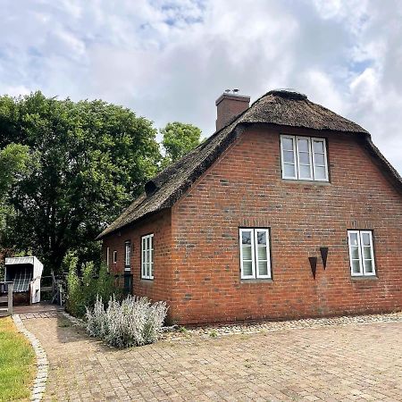 Das Puppenhaus, Reetdach, Sauna, Kamin, Eingezaeunt, Badewanne, Haustiere Willkommen Emmelsbüll-Horsbüll Esterno foto