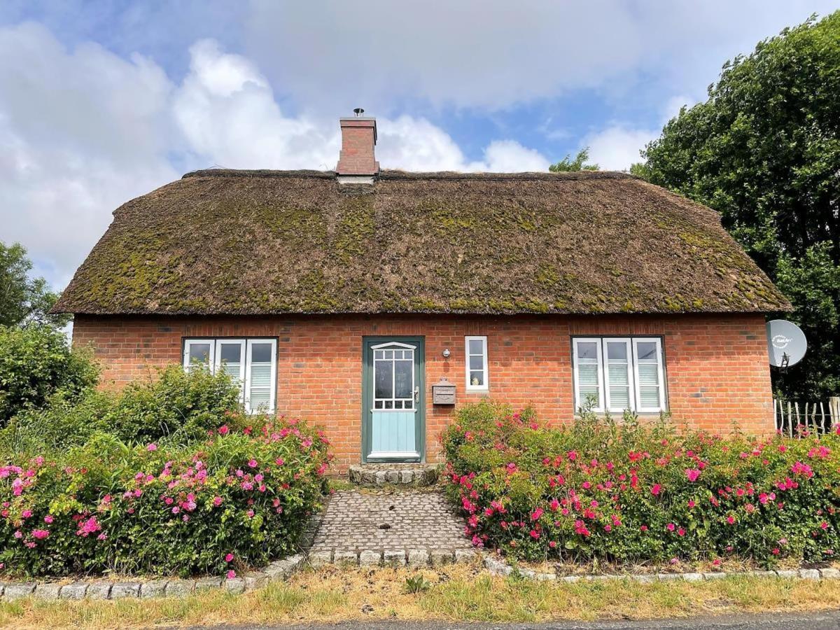 Das Puppenhaus, Reetdach, Sauna, Kamin, Eingezaeunt, Badewanne, Haustiere Willkommen Emmelsbüll-Horsbüll Esterno foto