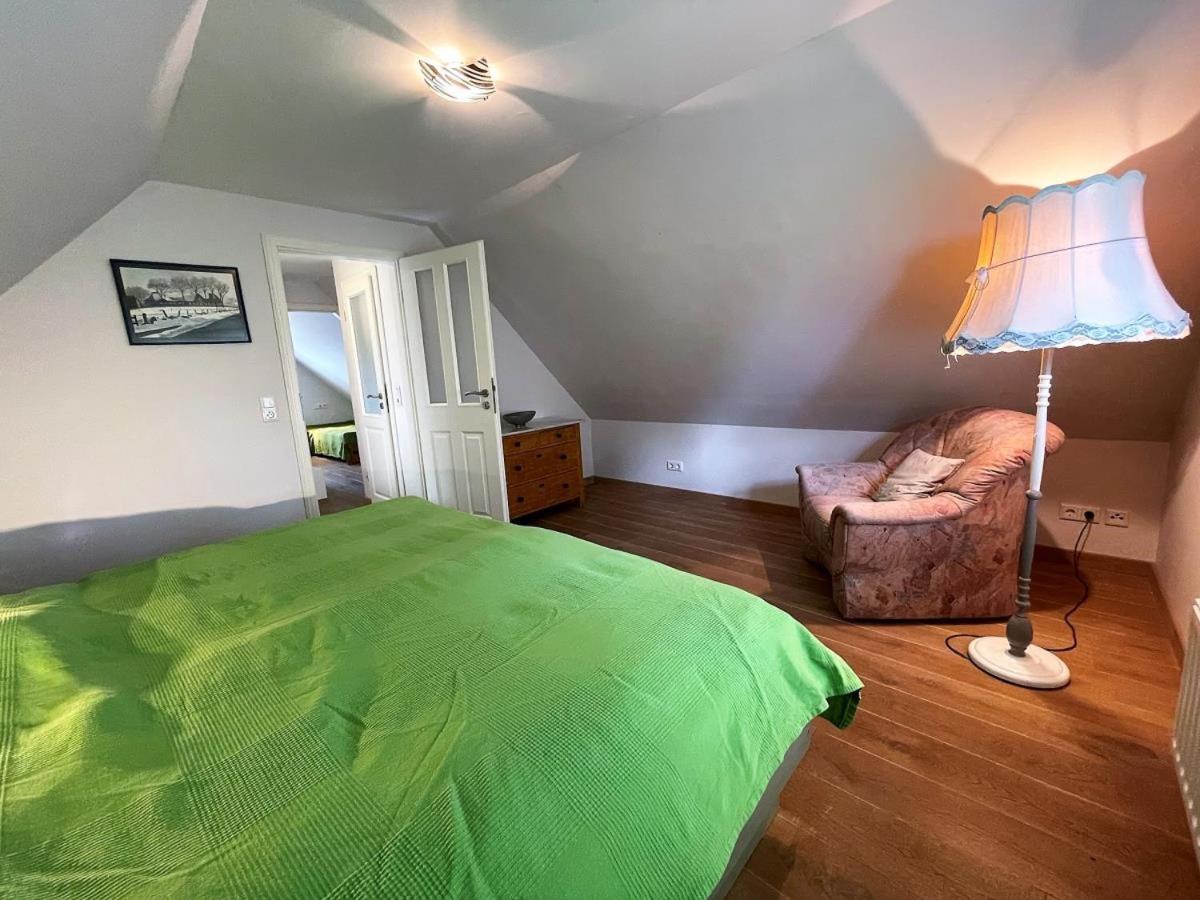 Das Puppenhaus, Reetdach, Sauna, Kamin, Eingezaeunt, Badewanne, Haustiere Willkommen Emmelsbüll-Horsbüll Esterno foto