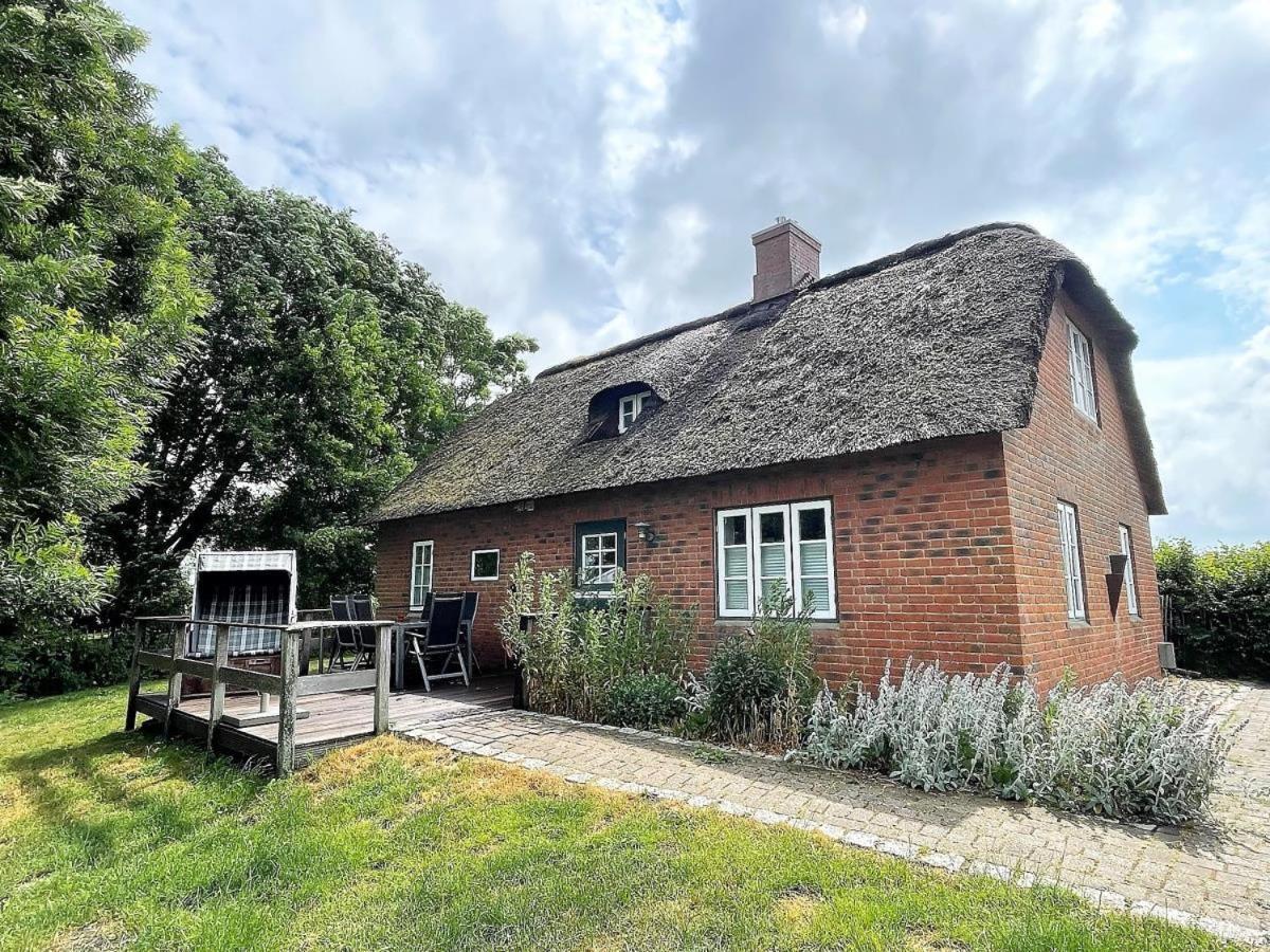 Das Puppenhaus, Reetdach, Sauna, Kamin, Eingezaeunt, Badewanne, Haustiere Willkommen Emmelsbüll-Horsbüll Esterno foto